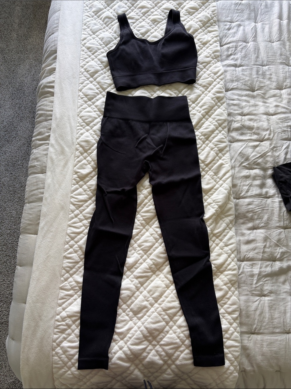 FAFOFA Workout Leggings for Women High Waist,Seamless Workout Padded Bra
